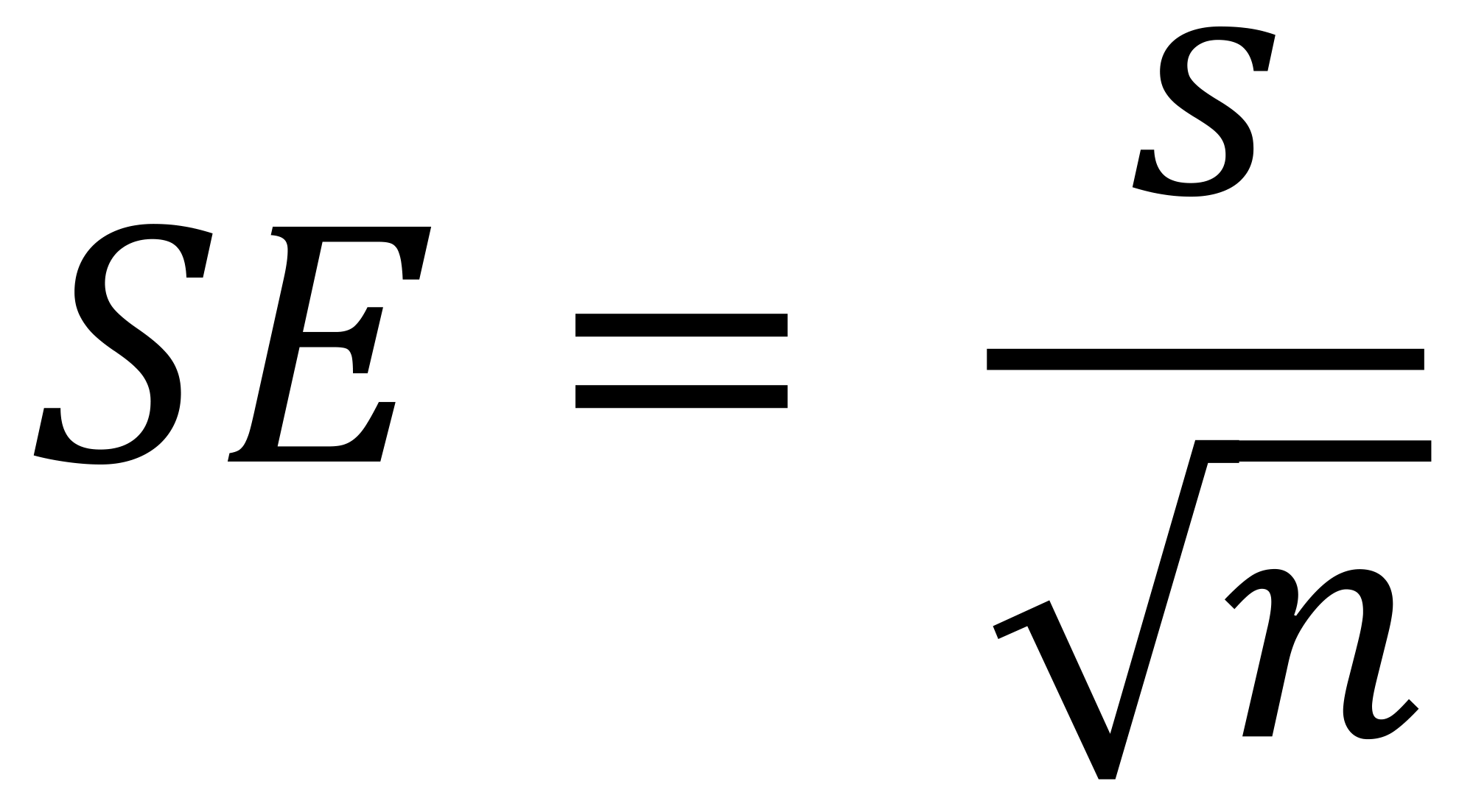Standard Error Calculation with Unknown Population
